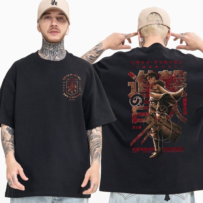 Shingeki no Koyjin T-shirt Livaï Ackerman