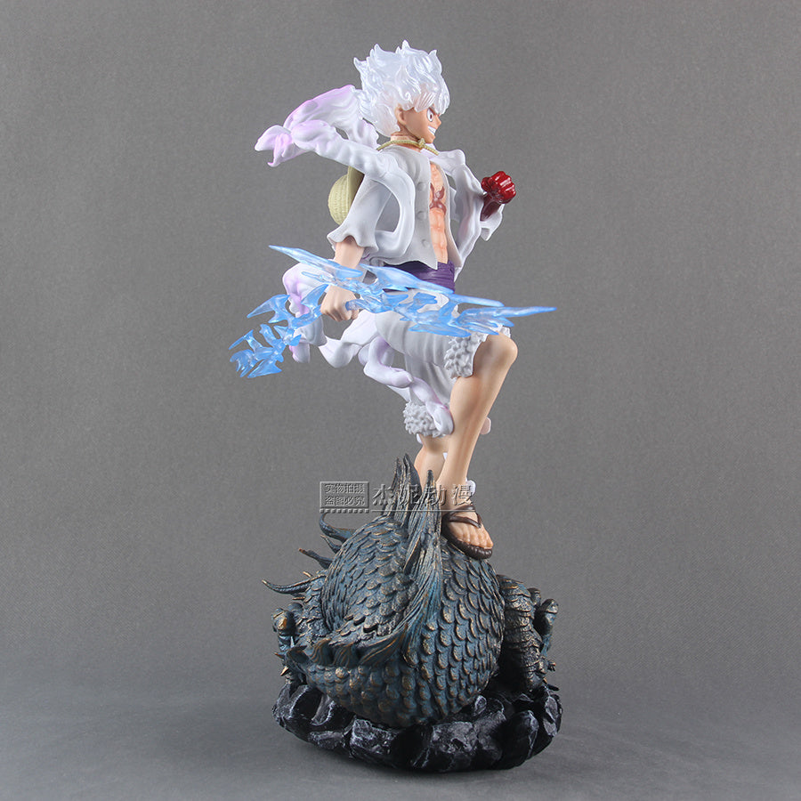 One Piece Statue Nika Luffy Gear 5 Joy Boy GK