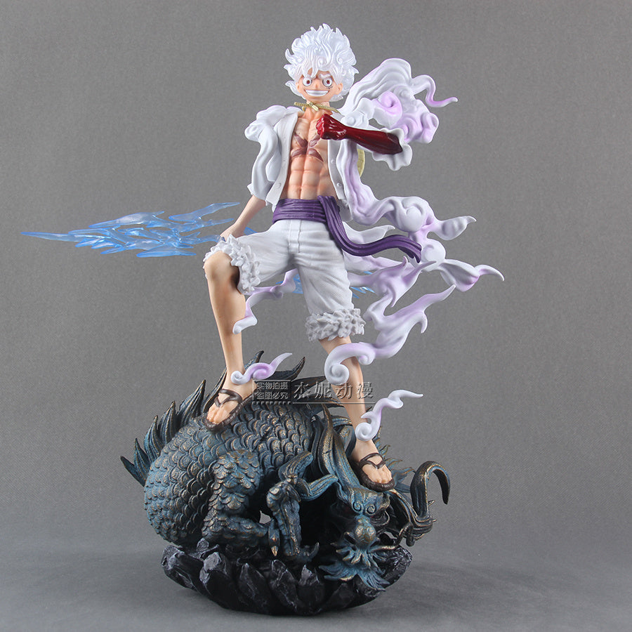 One Piece Statue Nika Luffy Gear 5 Joy Boy GK