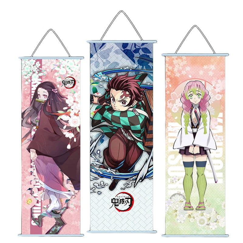 Demon Slayer Poster mural scroll 25×70cm