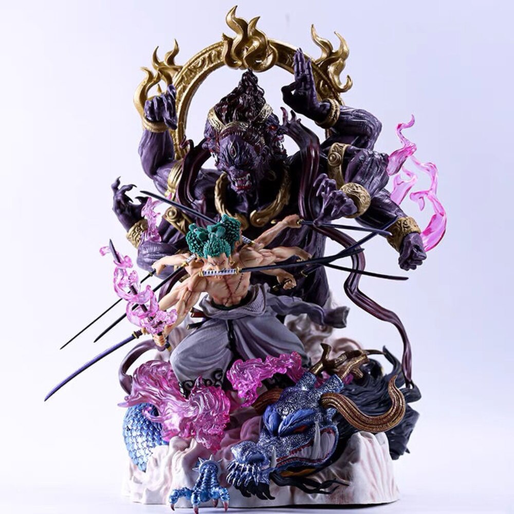 One Piece Figurine Roronoa Zoro vs Kaido Resin Statue