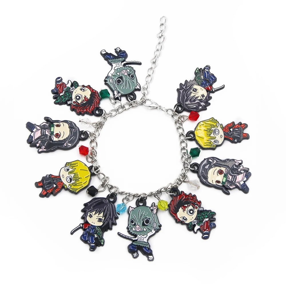 Demon Slayer Bracelet charm métal