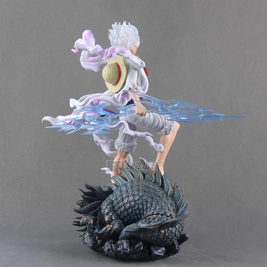 One Piece Statue Nika Luffy Gear 5 Joy Boy GK