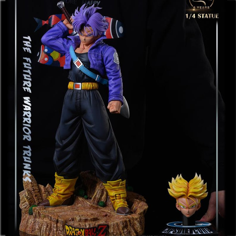 Dragon Ball Z Statue 1/4 Trunks du futur Figurine GK Resin Statue
