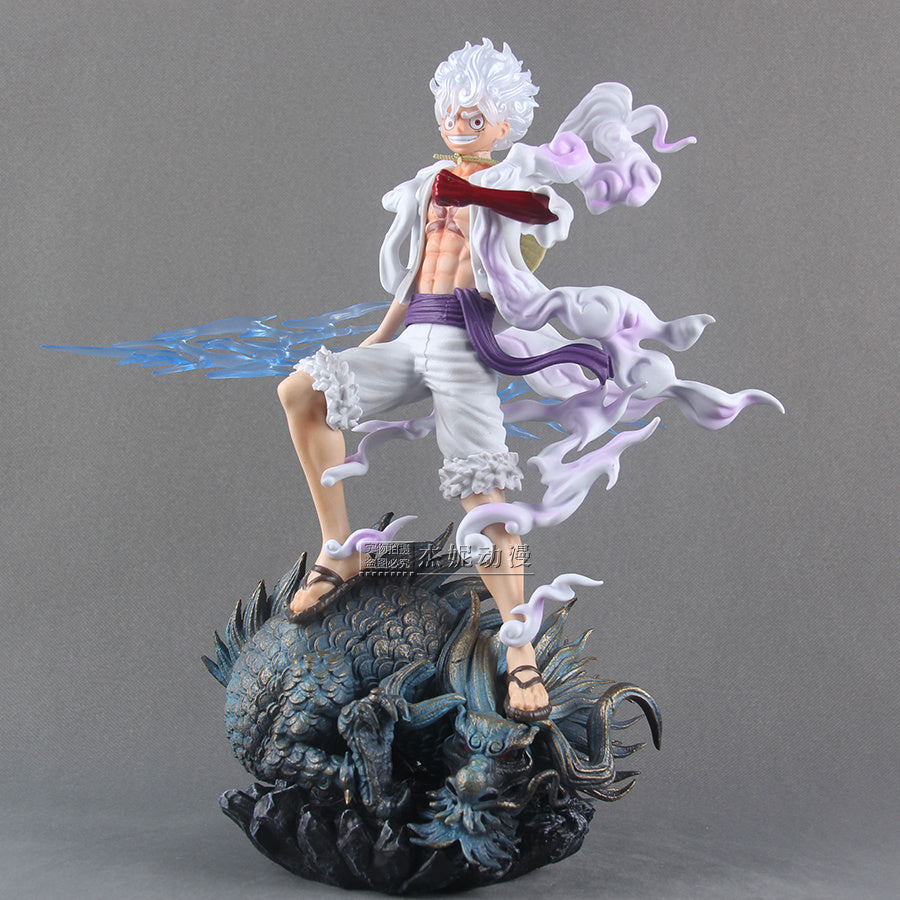 One Piece Statue Nika Luffy Gear 5 Joy Boy GK