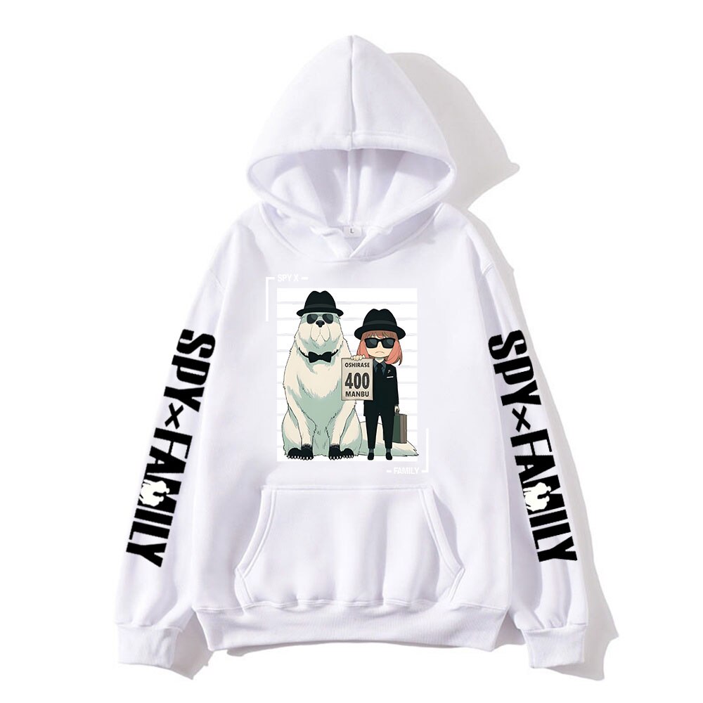 Spy × Family pull à capuche Anya et Bond Forger