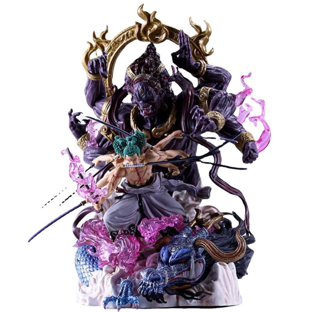 One Piece Figurine Roronoa Zoro vs Kaido Resin Statue