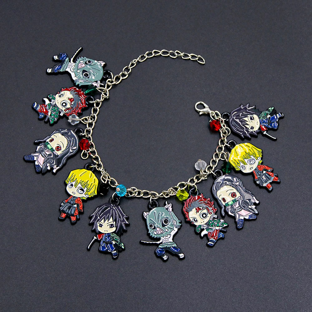Demon Slayer Bracelet charm métal