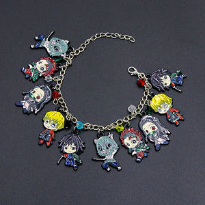Demon Slayer Bracelet charm métal