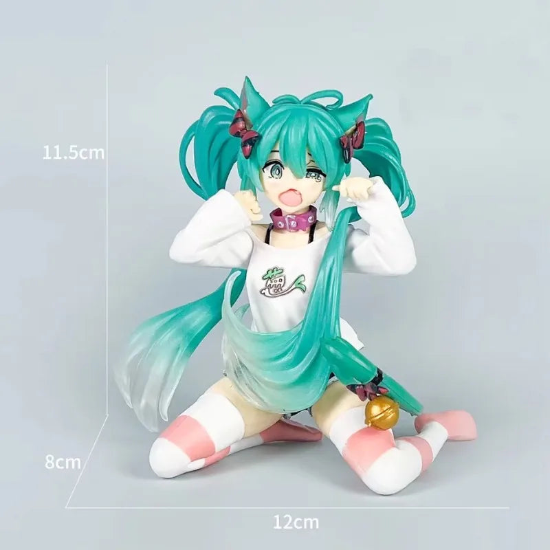 Hatsune Miku Figurine Neko T-Shirt 11 cm
