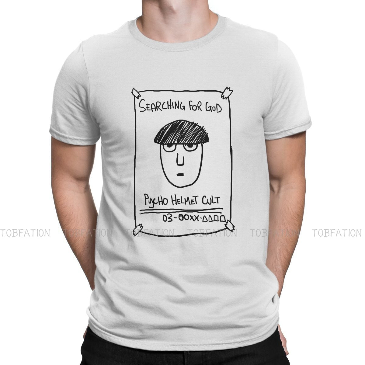 Mob Psycho 100 t-shirt culte du casque psycho