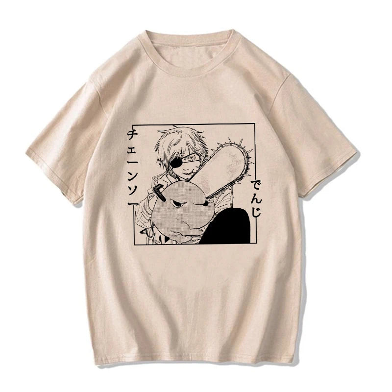Chainsaw Man Denji and Pochita T-shirt