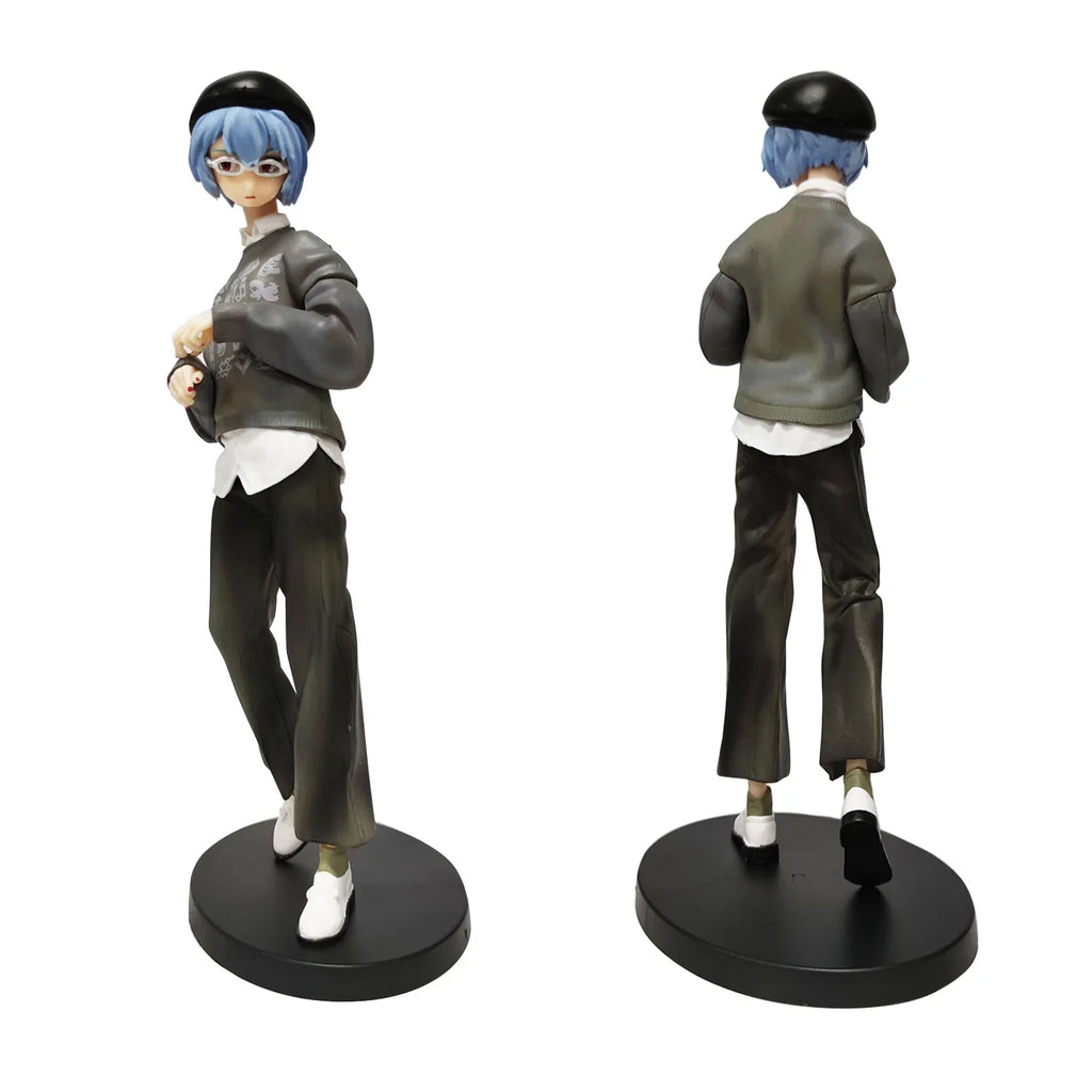 EVANGELION Figurine Ayanami Rei Tenue Décontractée 23cm