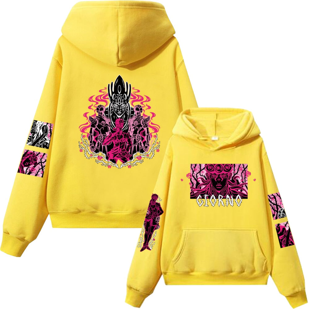 Jojo's Bizarre Adventure Pull à capuche Giorno Giovannna
