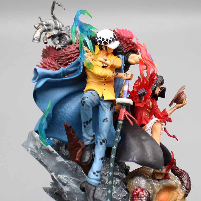 One Piece Figurine Three Captain Kid Law Luffy