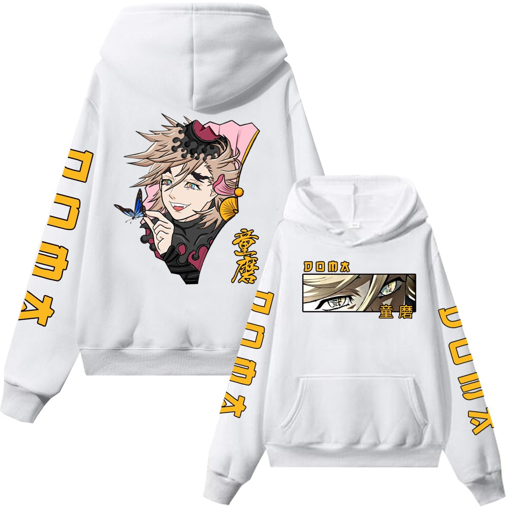 Demon Slayer Upper Moons Two Douma Anime Hoodie