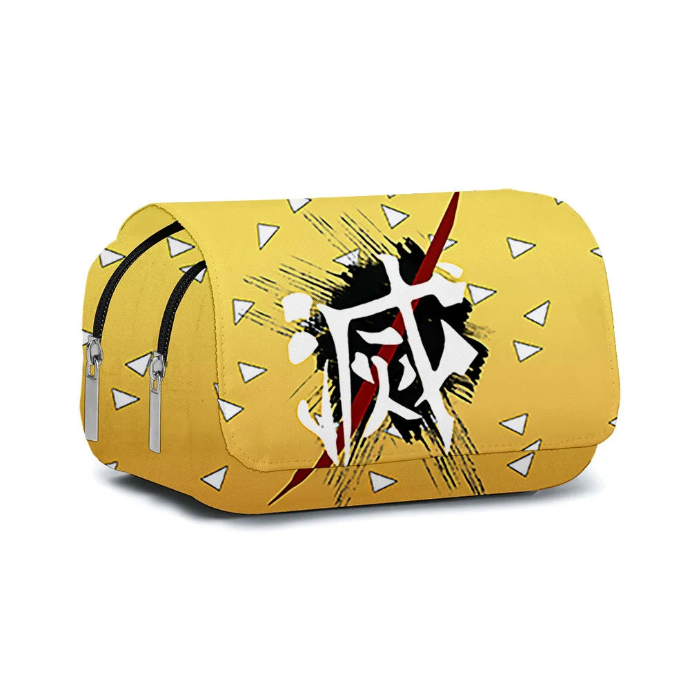 Demon Slayer Trousse double compartiment scolaire
