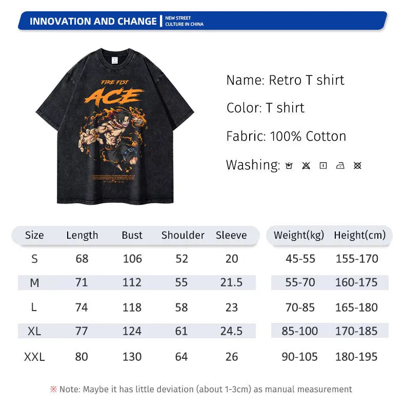 One Piece Portgas D. Ace T-Shirt