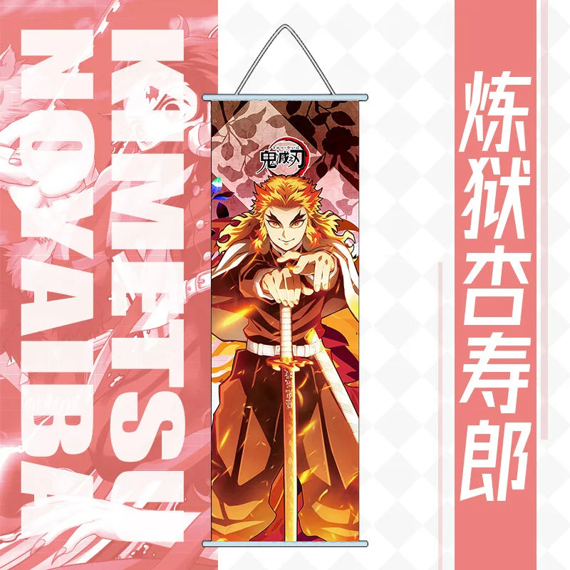 Demon Slayer Poster mural scroll 25×70cm