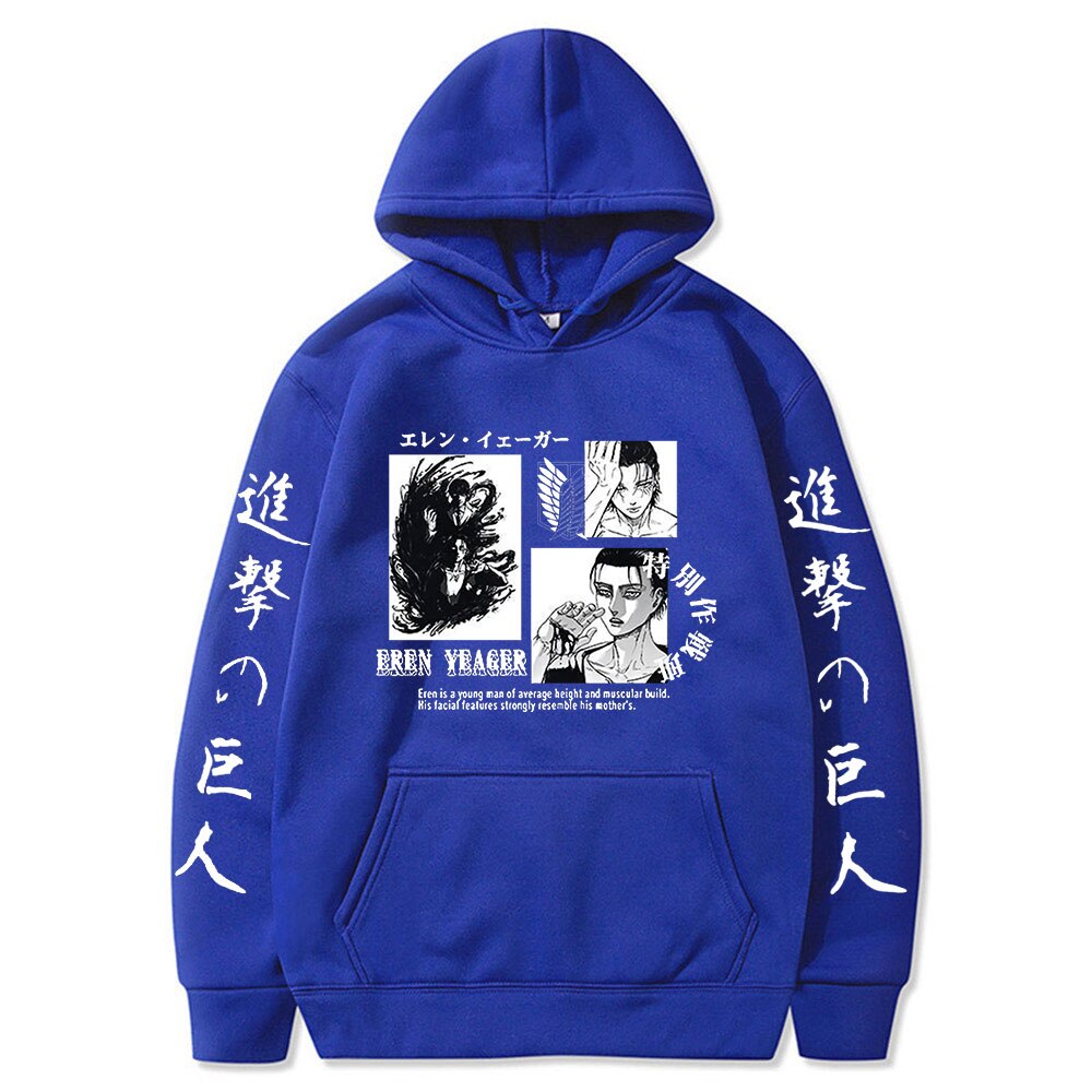 Hoodie Shingeki no Kyojin Eren Jäger