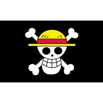 One Piece Luffy Straw Hat Crew Flag