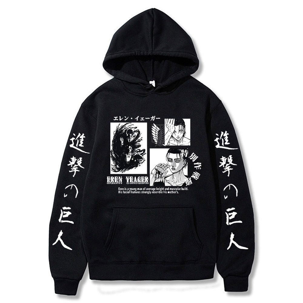 Hoodie Shingeki no Kyojin Eren Jäger