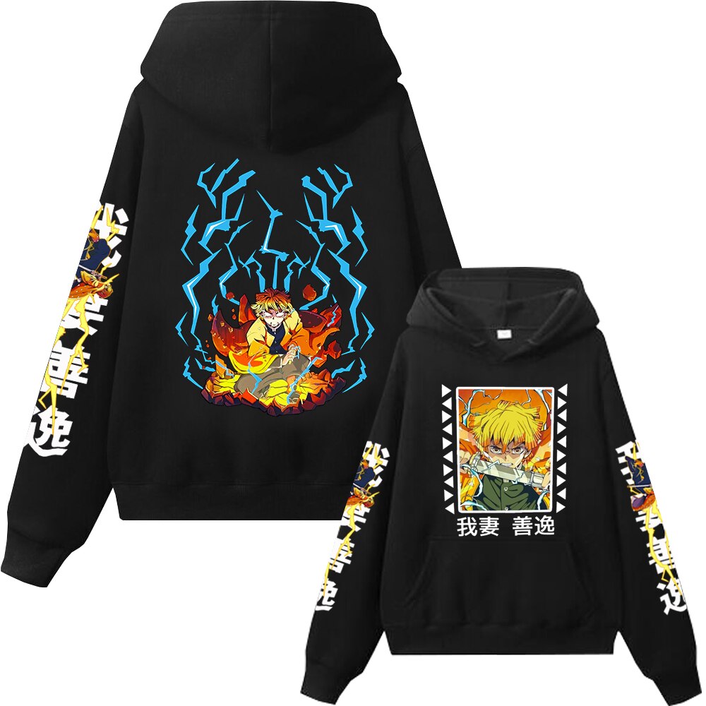 Demon Slayer Zenitsu Agatsuma Hoodie