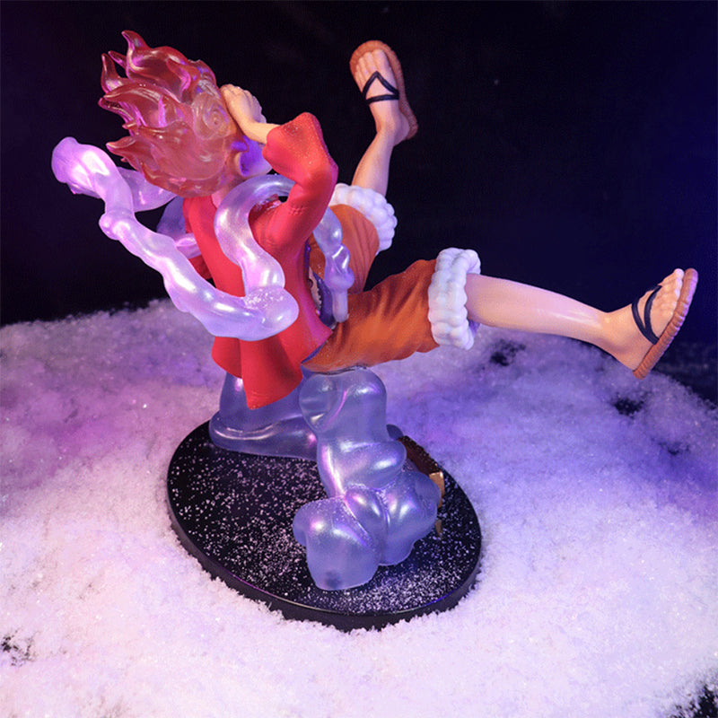 One Piece Figurine Luffy Gear 5 Nika le Dieu Soleil