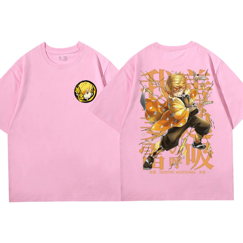 T-shirt Demon Slayer Zenitsu Agatsuma