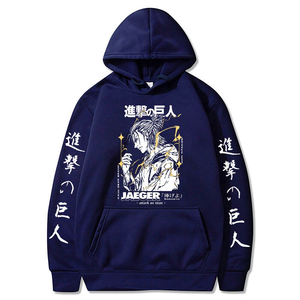Hoodie Shingeki no Kyojin Eren