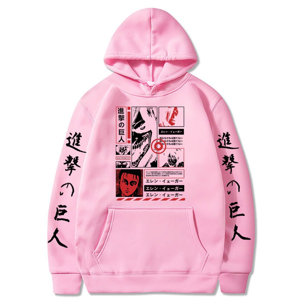 Hoodie Shingeki no Kyojin Eren Jäger Titan Assaillant