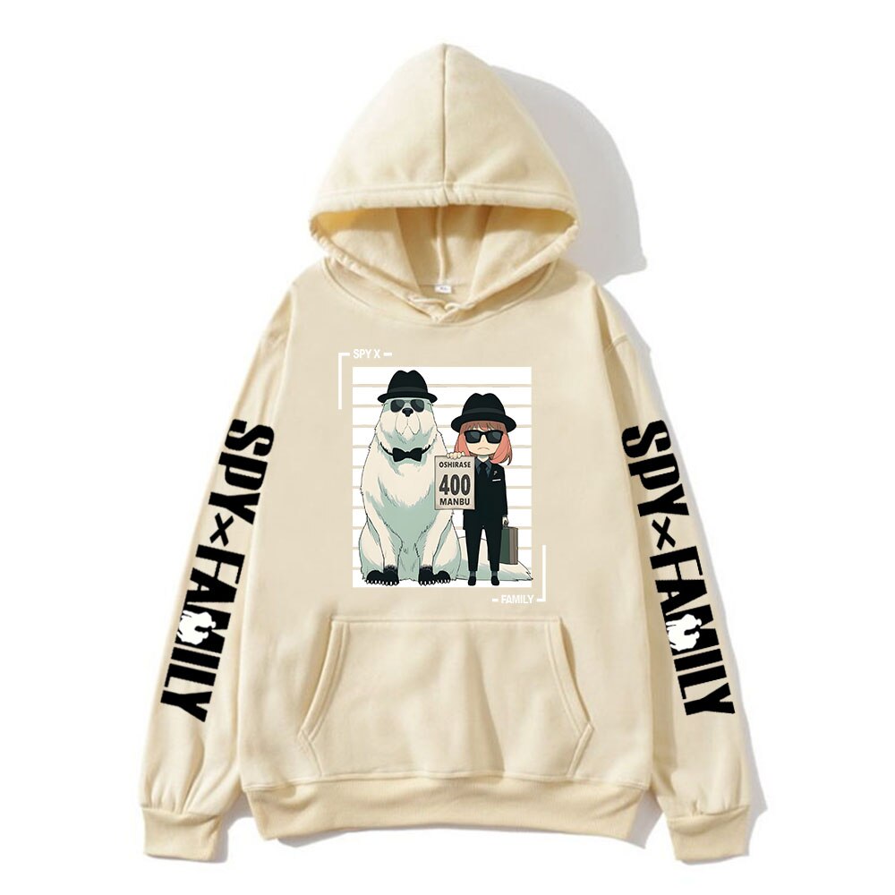 Spy × Family pull à capuche Anya et Bond Forger