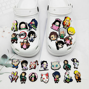 Demon Slayer Lot de 25 charms chaussures pour Crocs