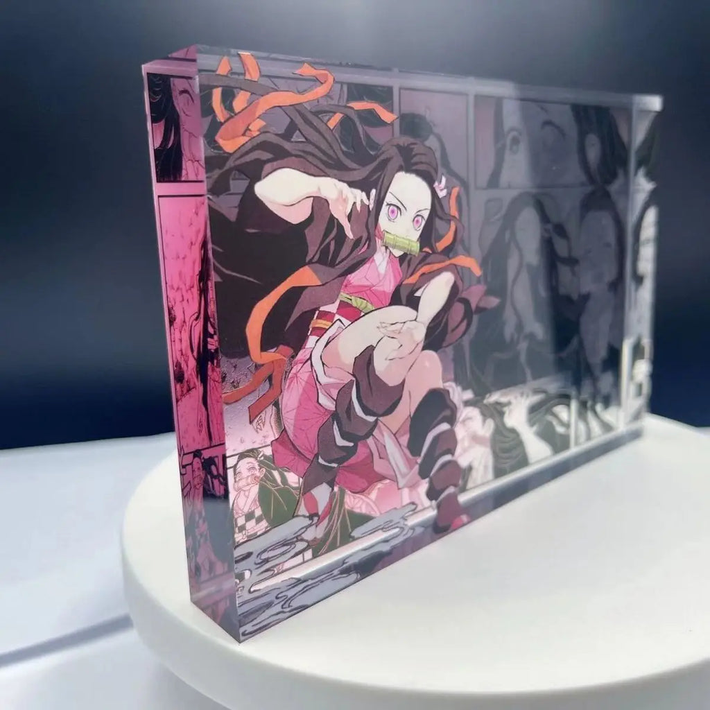 Demon Slayer mini Figurine acrylique décorative