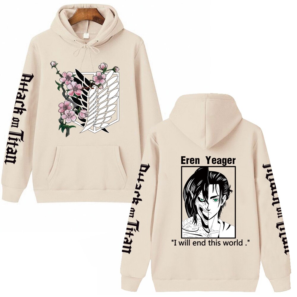 Hoodie Shingeki no Kyojin Eren Jäger Titan Assaillant