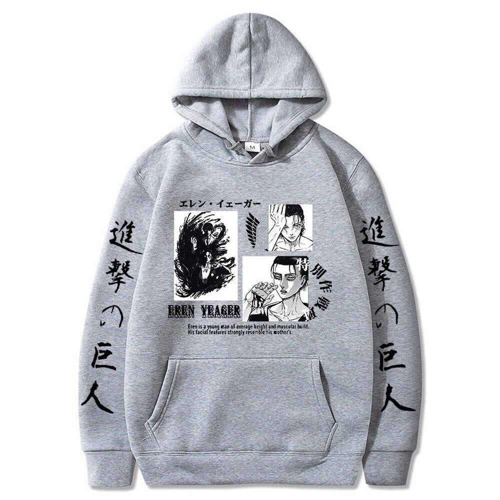 Hoodie Shingeki no Kyojin Eren Jäger