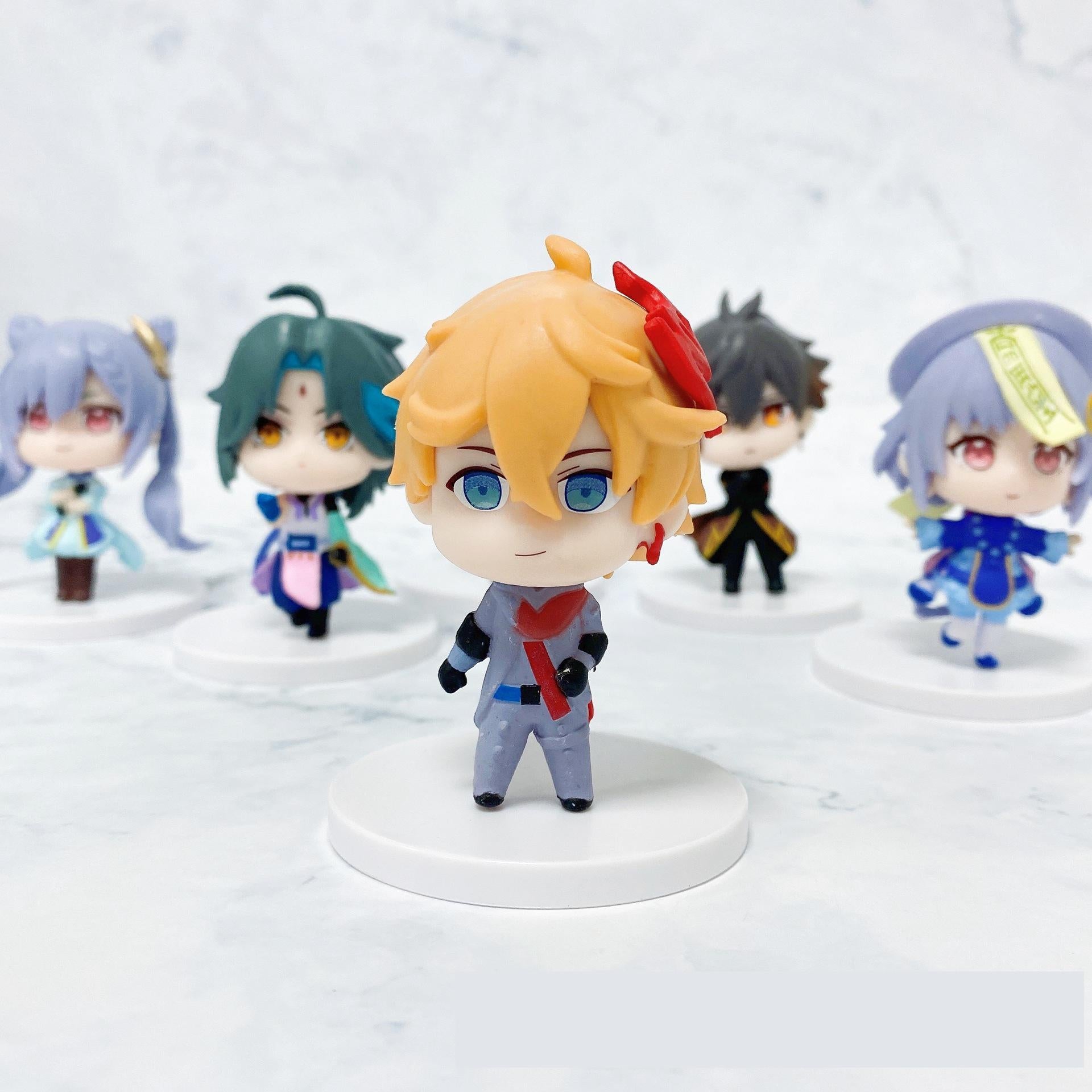Genshin Impact mini Figurine set