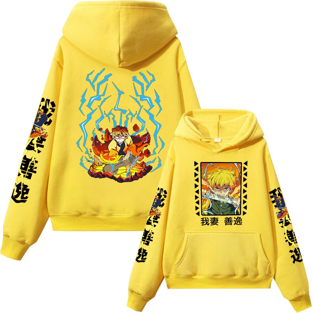 Demon Slayer Zenitsu Agatsuma Hoodie