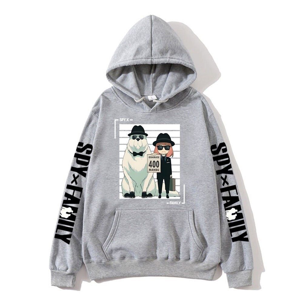 Spy × Family pull à capuche Anya et Bond Forger