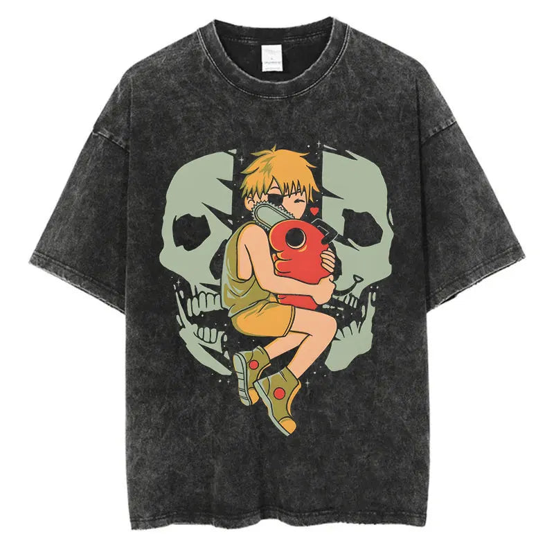 Chainsaw Man Denji and Pochita T-shirt