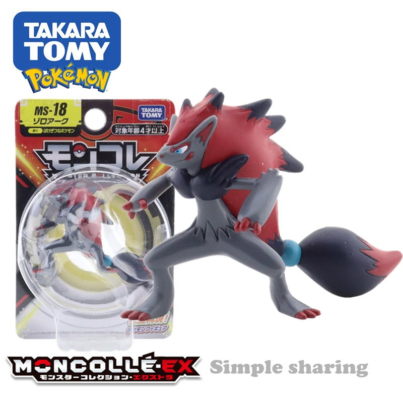 Takara Tomy Tomica Pokemon Pocket Monsters Moncolle 3-5cm Mini Resin Anime Figure Toys for Children Collectibles