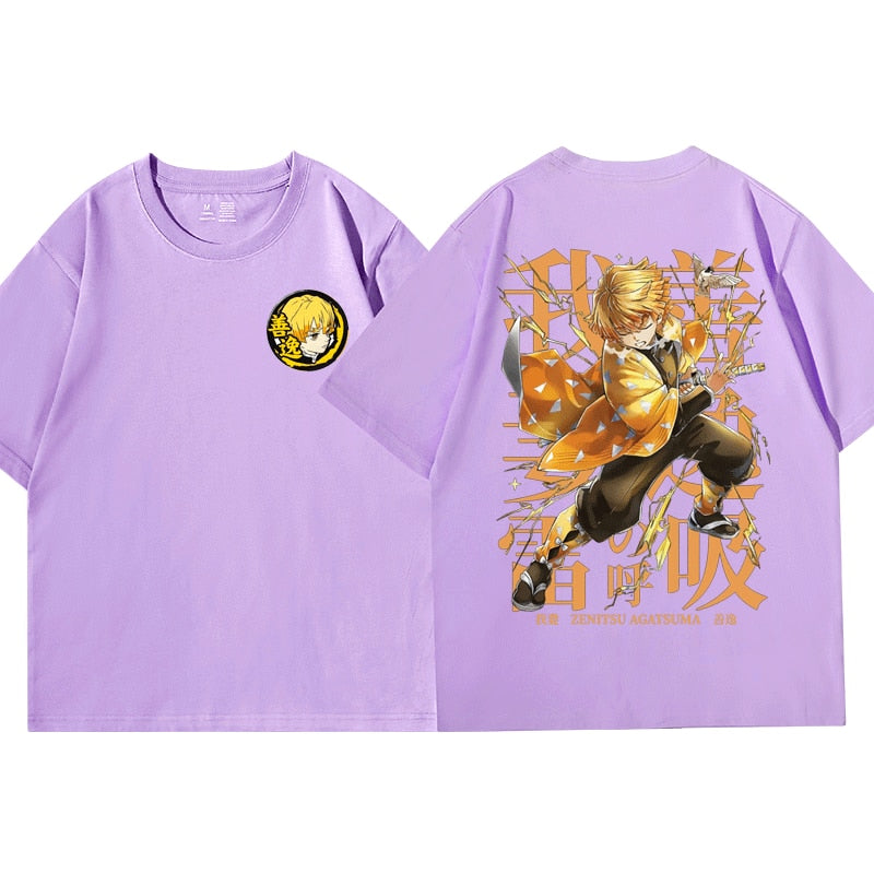 T-shirt Demon Slayer Zenitsu Agatsuma