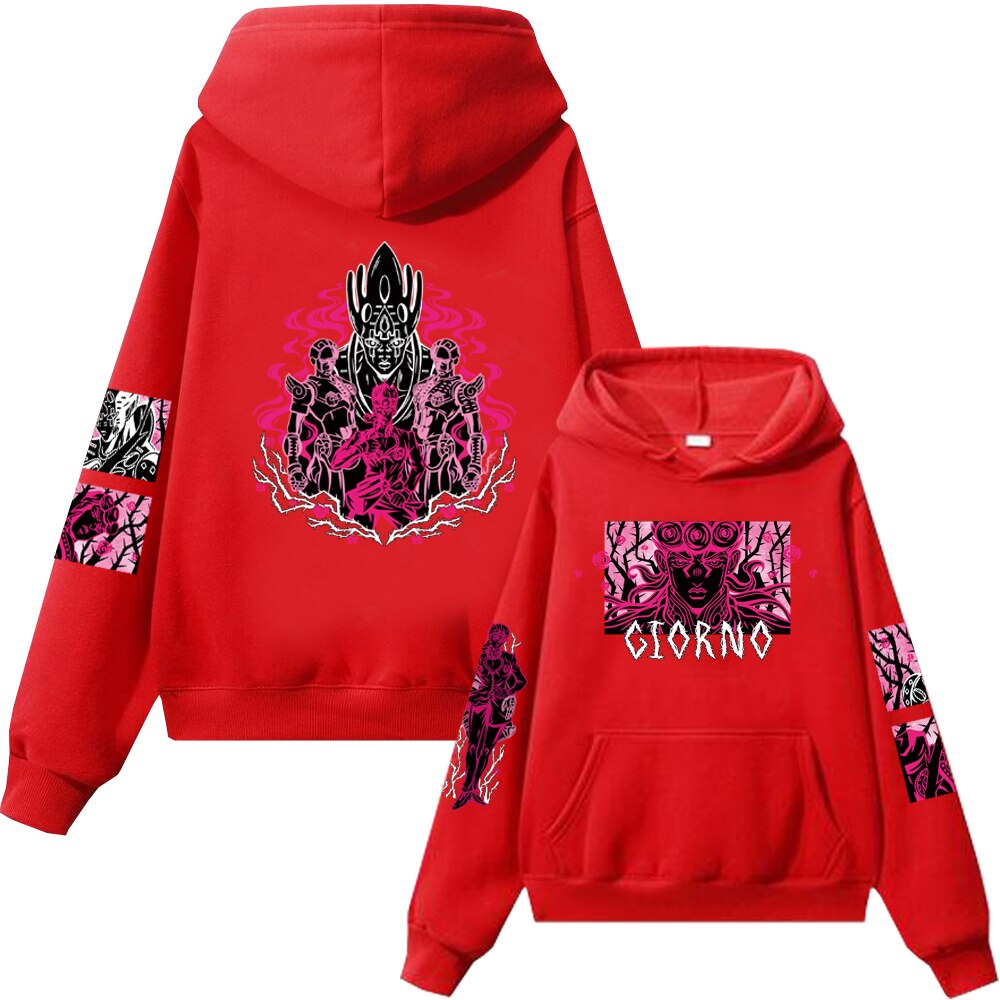 Jojo's Bizarre Adventure Pull à capuche Giorno Giovannna