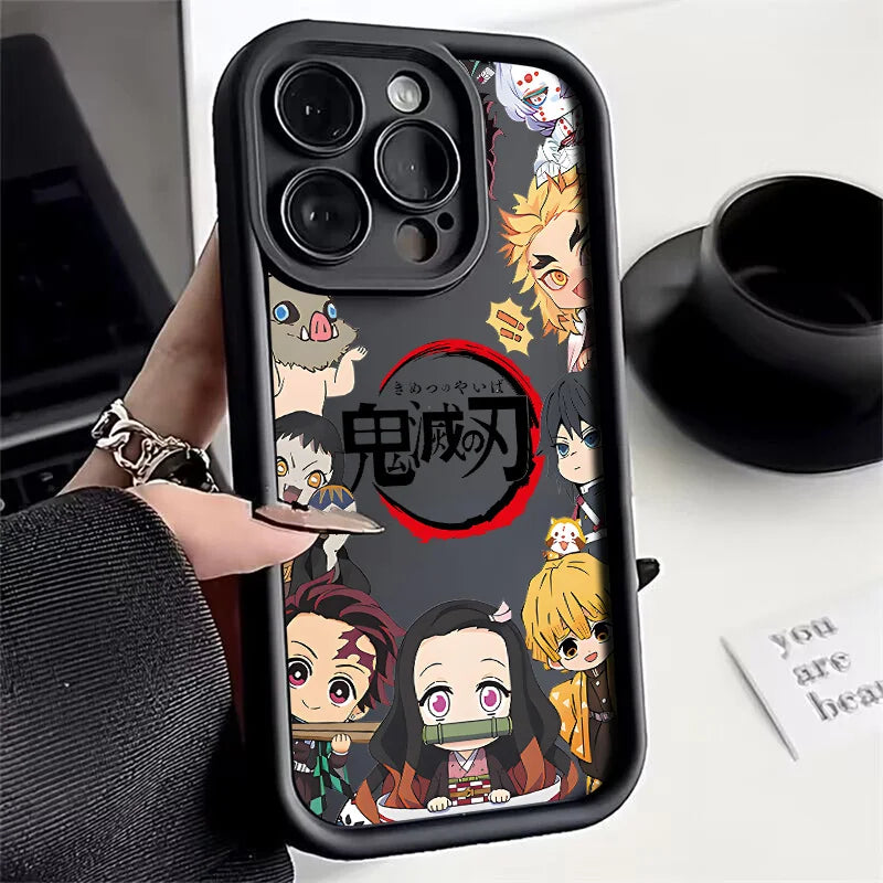 Demon Slayer coque chibi