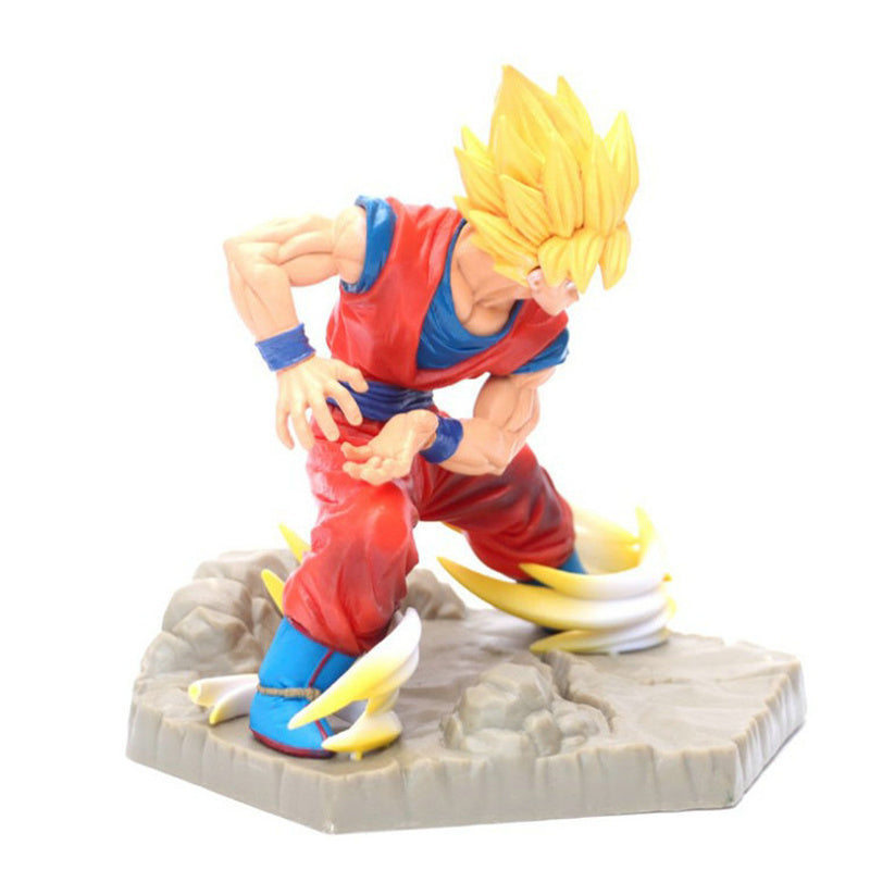 Dragon Ball Z-  Figurine Son Goku Vegeta Trunks Super Saiyan générique