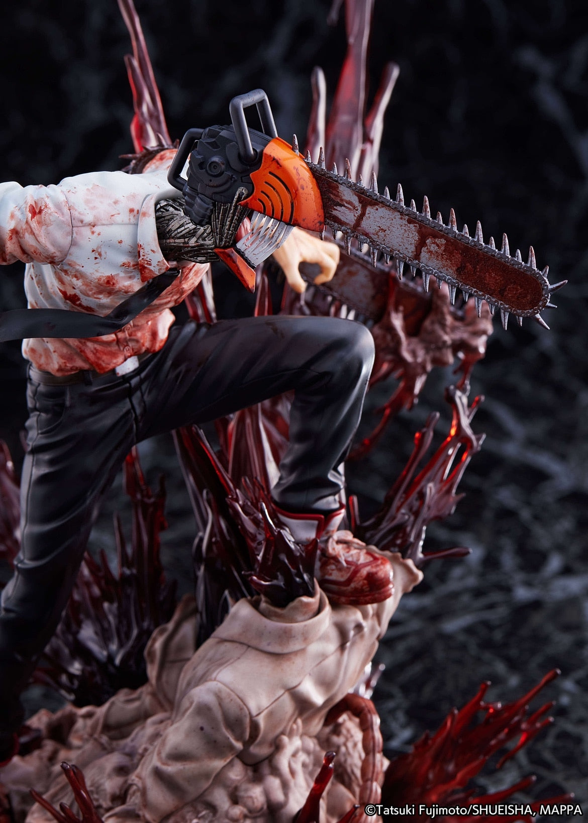 Chainsaw Man Figurine Denji Chainsaw Resin Statue 1/7