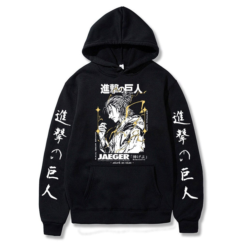 Hoodie Shingeki no Kyojin Eren