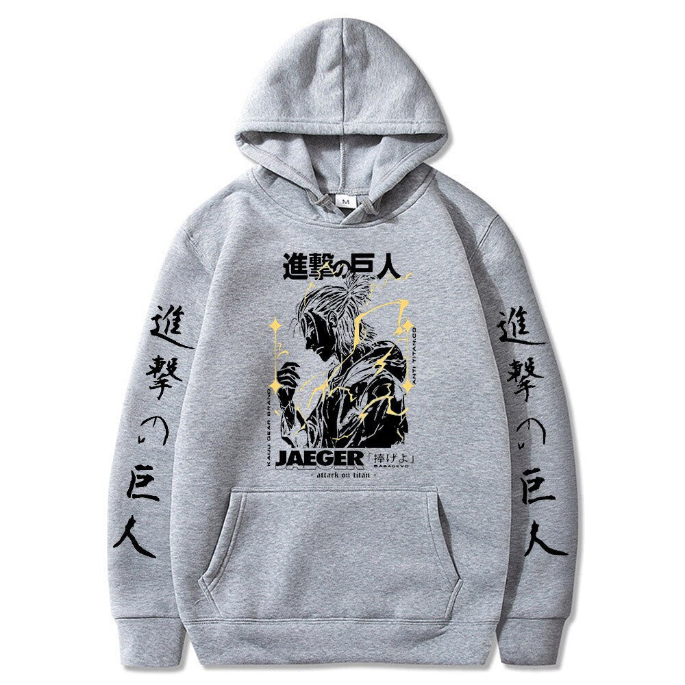 Hoodie Shingeki no Kyojin Eren