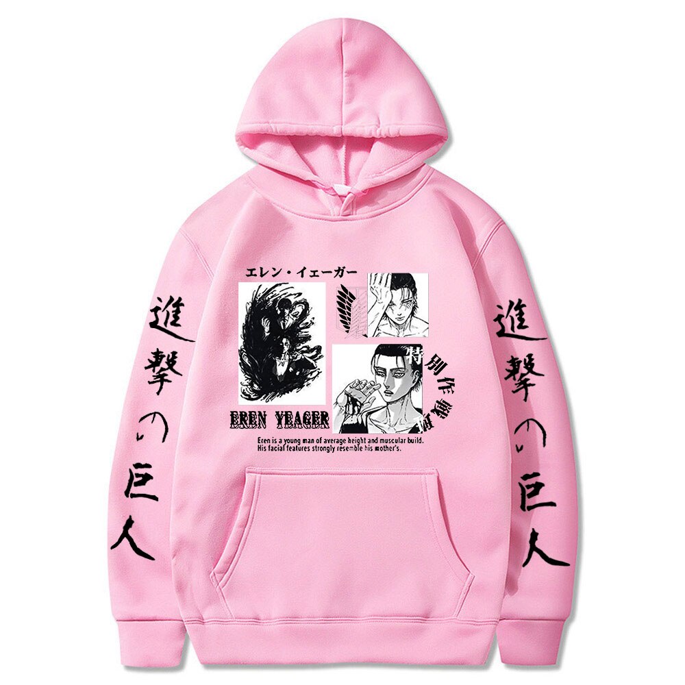 Hoodie Shingeki no Kyojin Eren Jäger