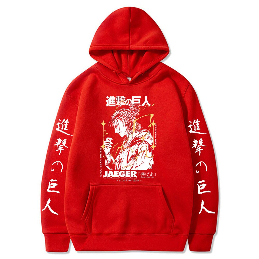 Hoodie Shingeki no Kyojin Eren